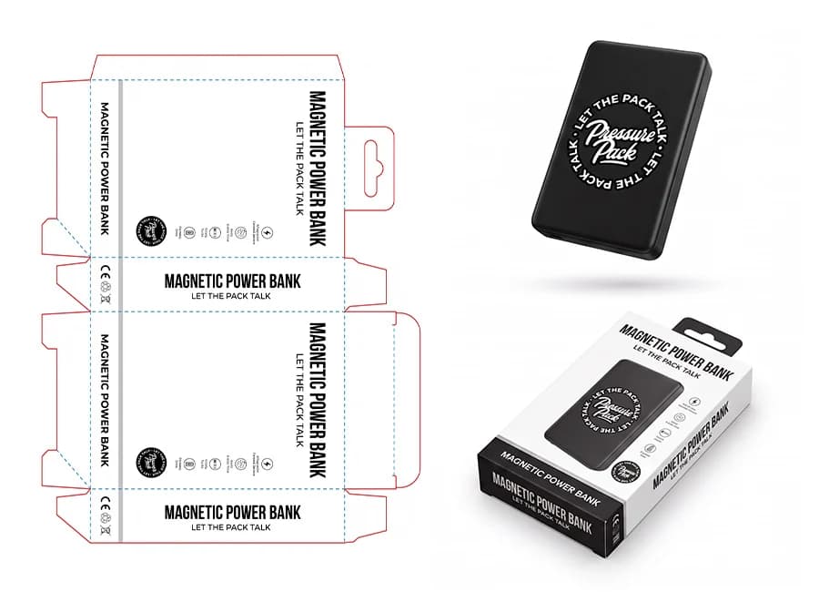 Private label magnetic power bank and custom retail packaging case study