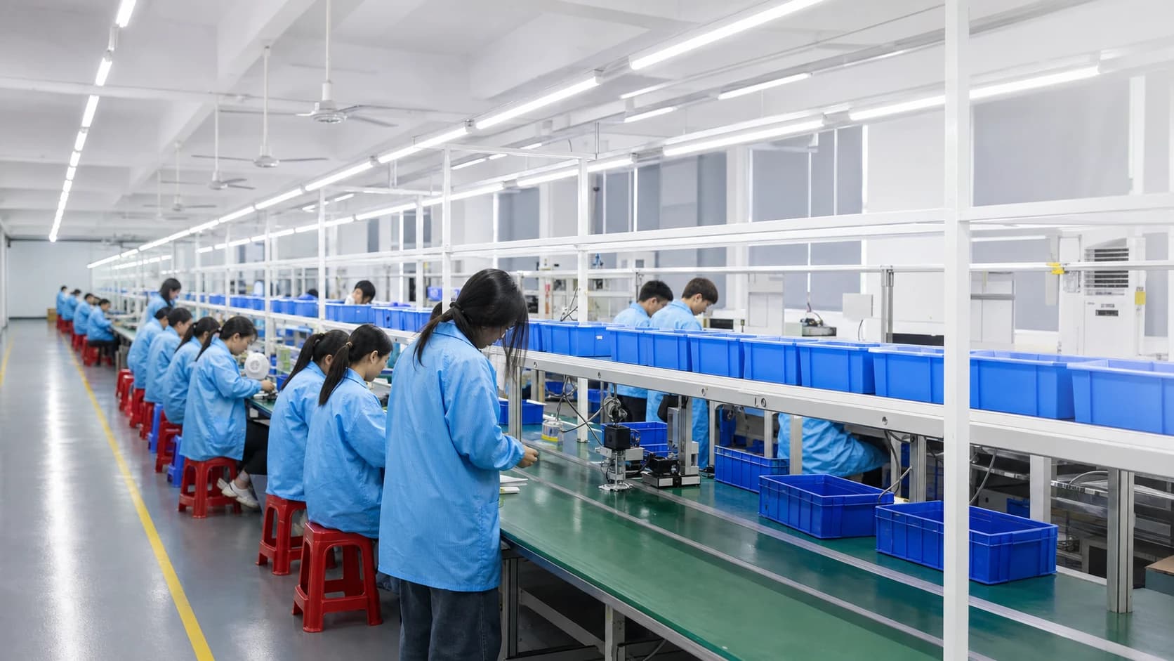 TOPTAI clean and controlled portable charging production line