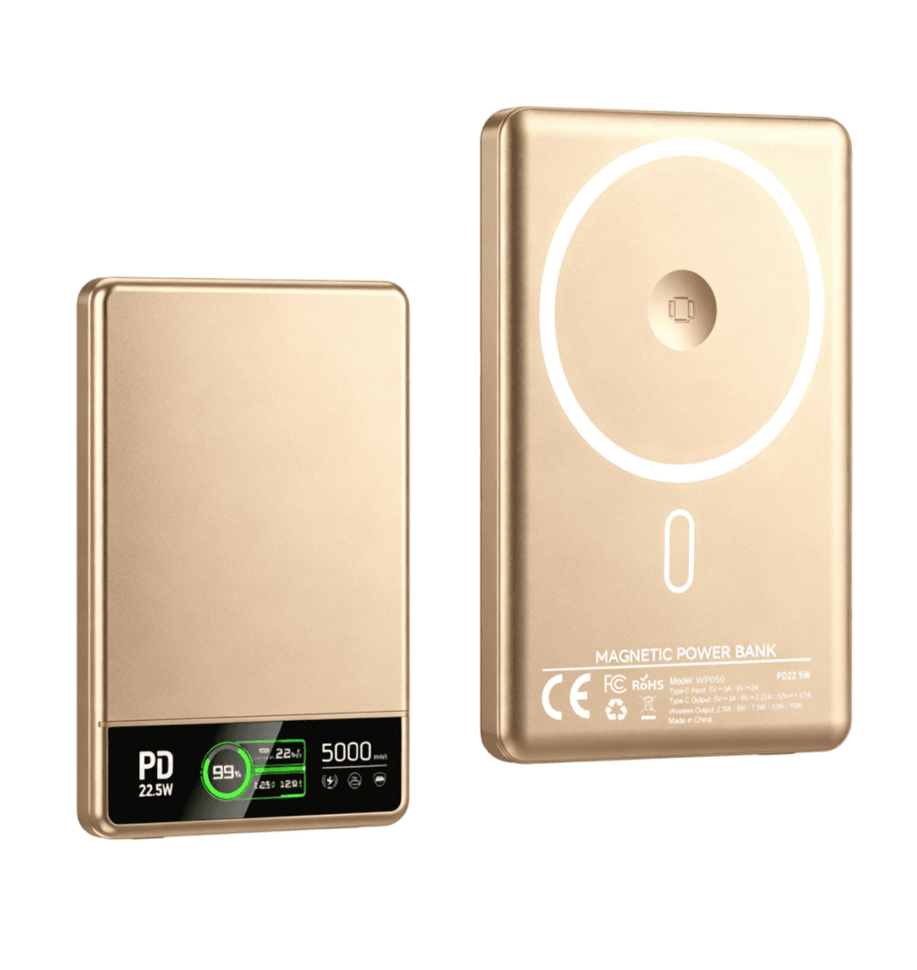TFT Screen 3-in-1 Magnetic Power Bank WP034