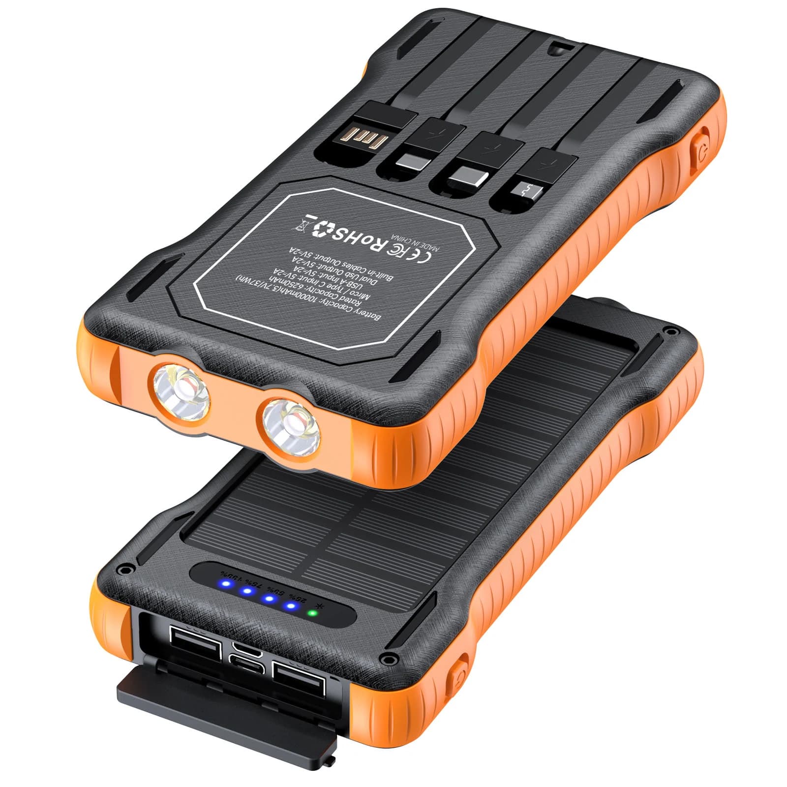 TOPTAI PF010 Slim Solar Power Bank