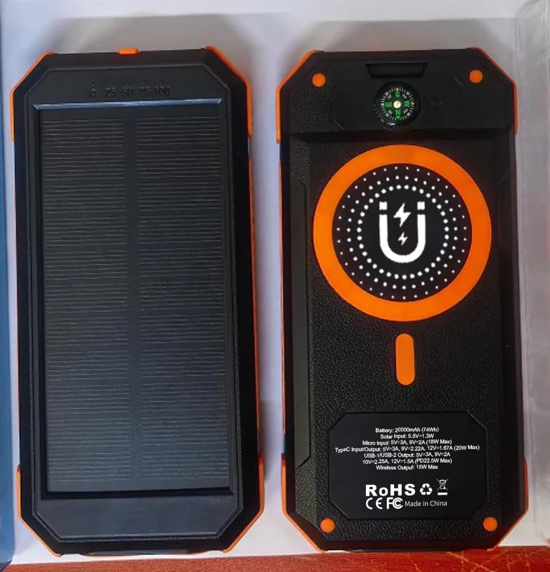 TOPTAI PF203 MagSafe Solar Power Bank