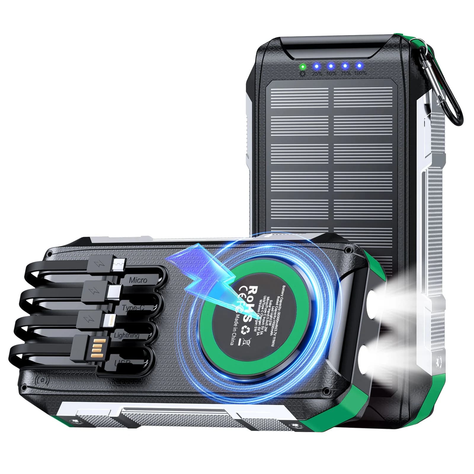 TOPTAI PF305 MagSafe Solar Power Bank