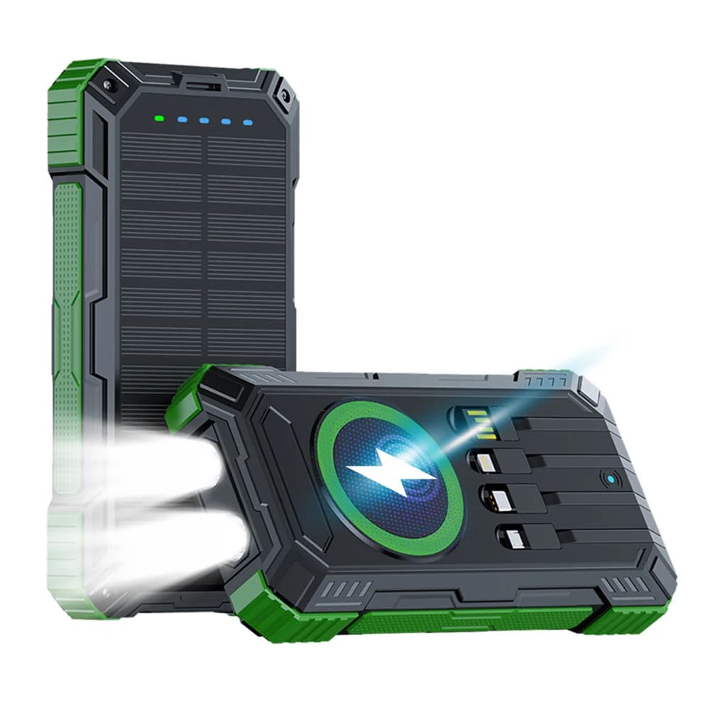 TOPTAI PF307 Cable & Wireless Solar Power Bank