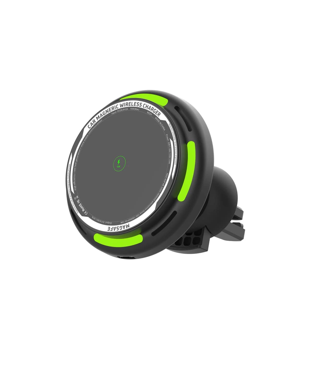 TOPTAI WL097 Ambient Light Magnetic Wireless Car Charger