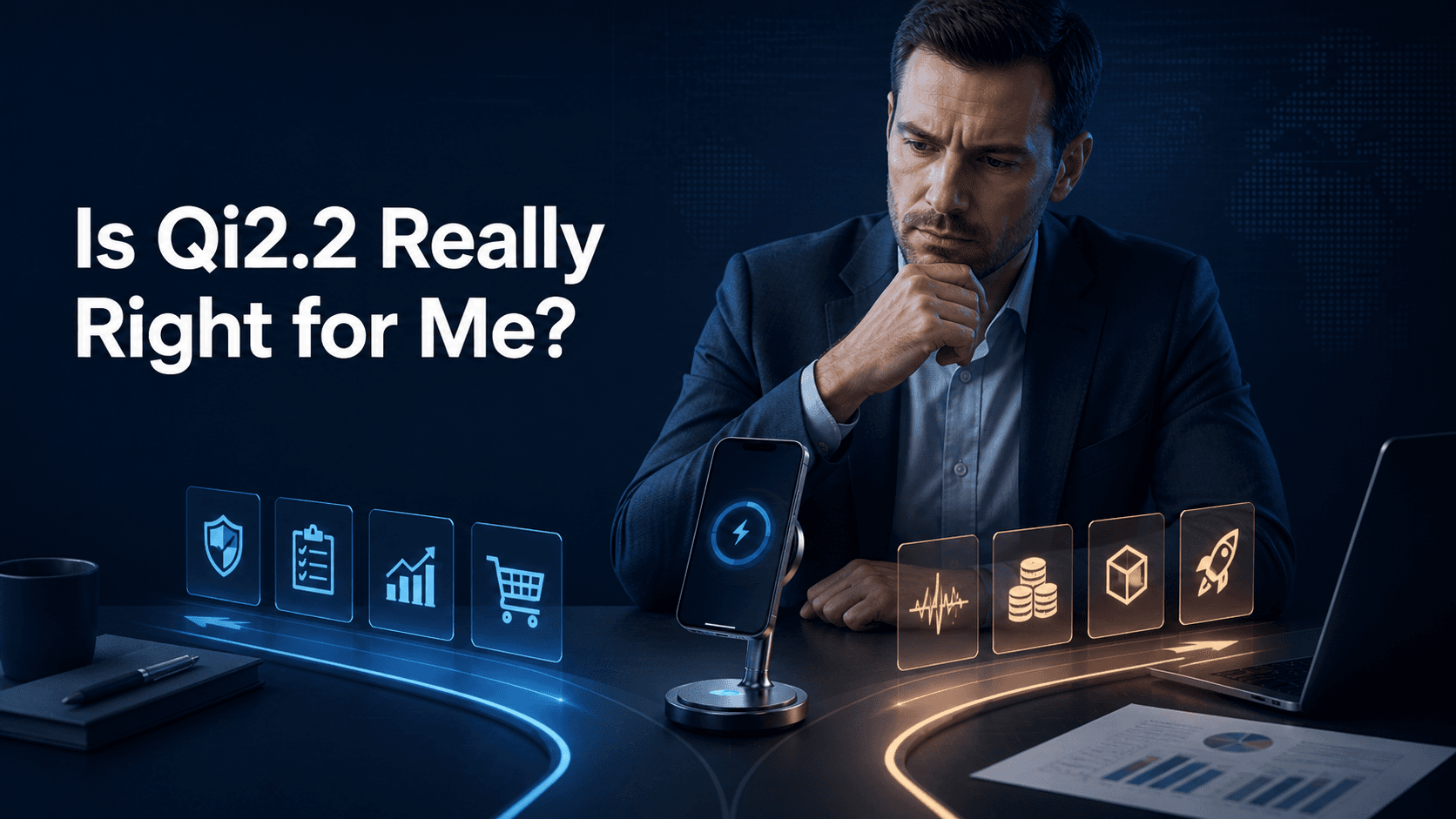 Business decision-maker asking whether Qi2.2 25W certification is right for a wireless charger project