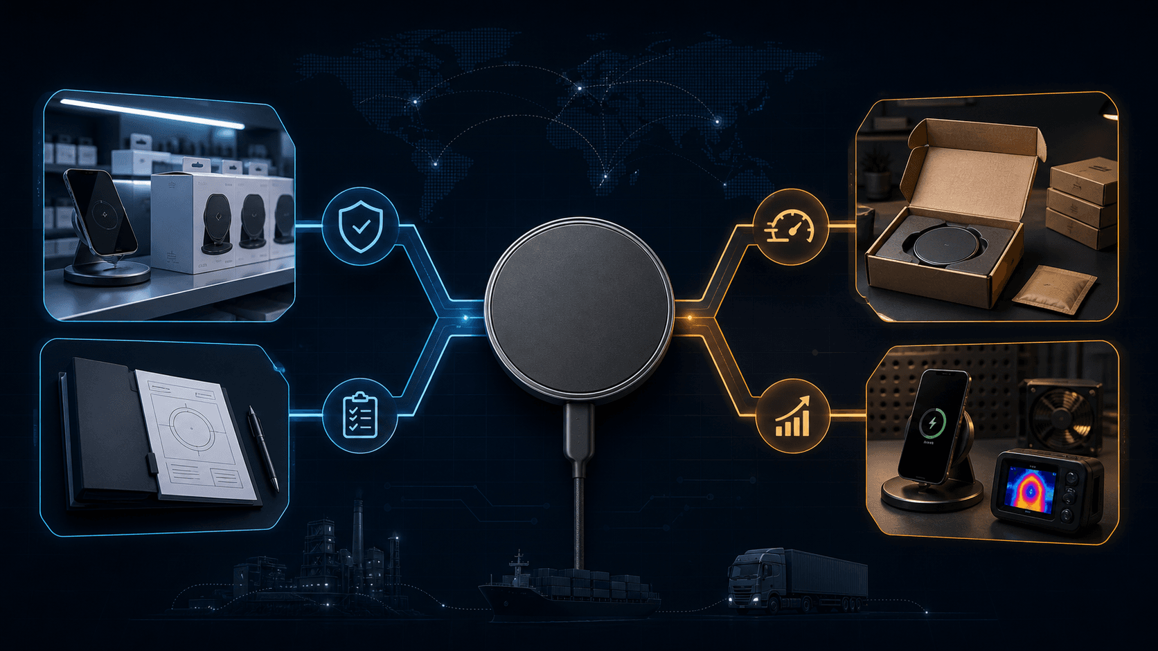 Certified and performance-focused 25W wireless charger product routes