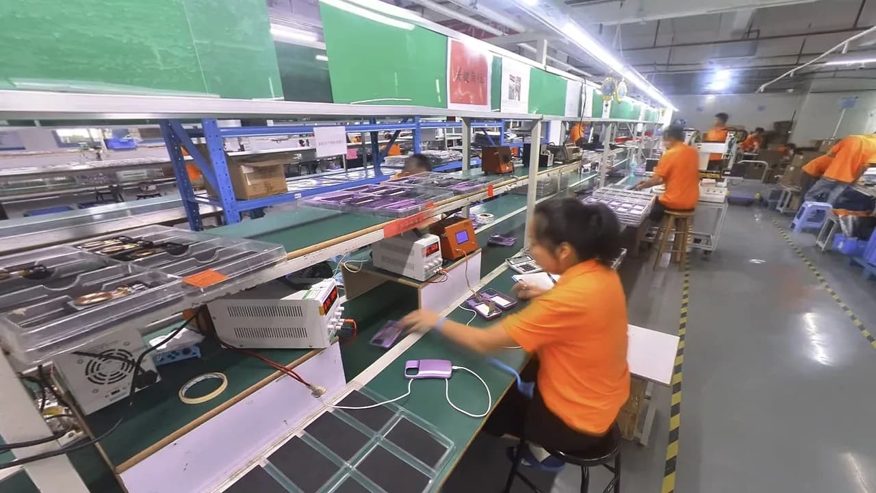 TOPTAI power bank assembly and in-process functional testing line in Shenzhen