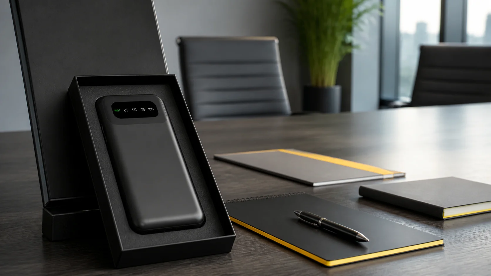 TOPTAI J8 fast power bank presented for a corporate gift program