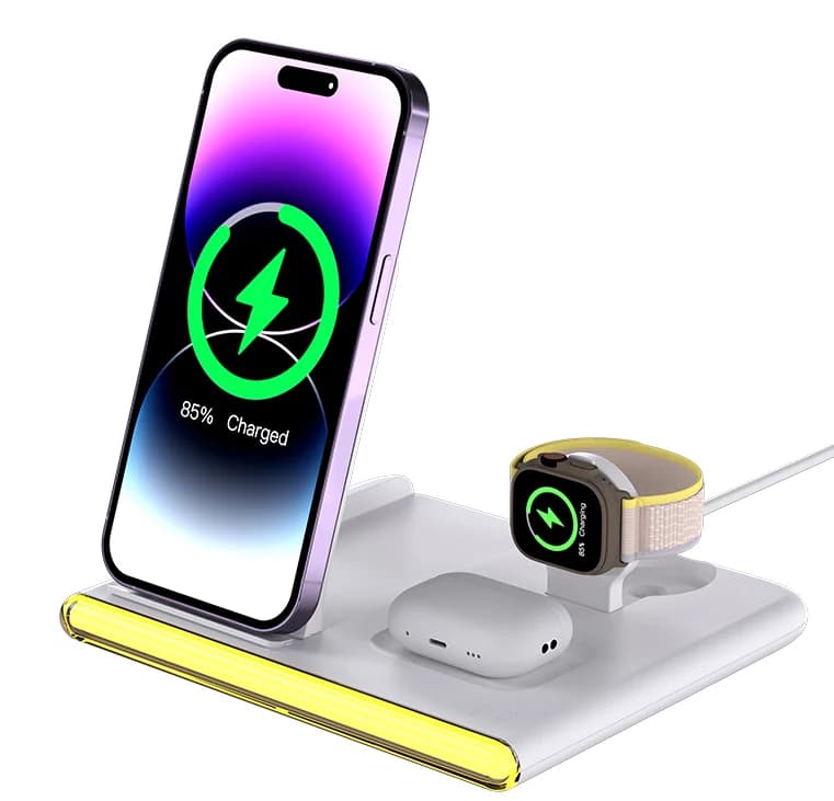 TOPTAI C27 foldable 3-in-1 wireless charger